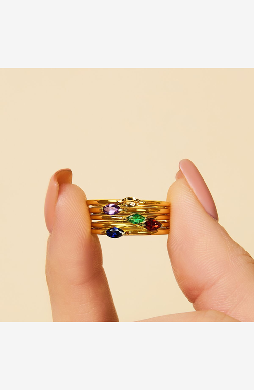 Little Sky Stone Marquise Birthstone Ring