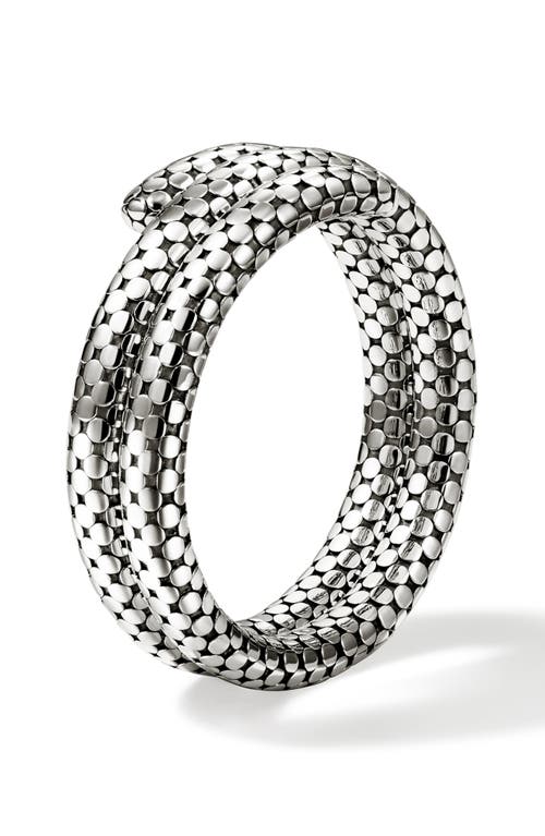John Hardy Dot Coil Bracelet In Silver