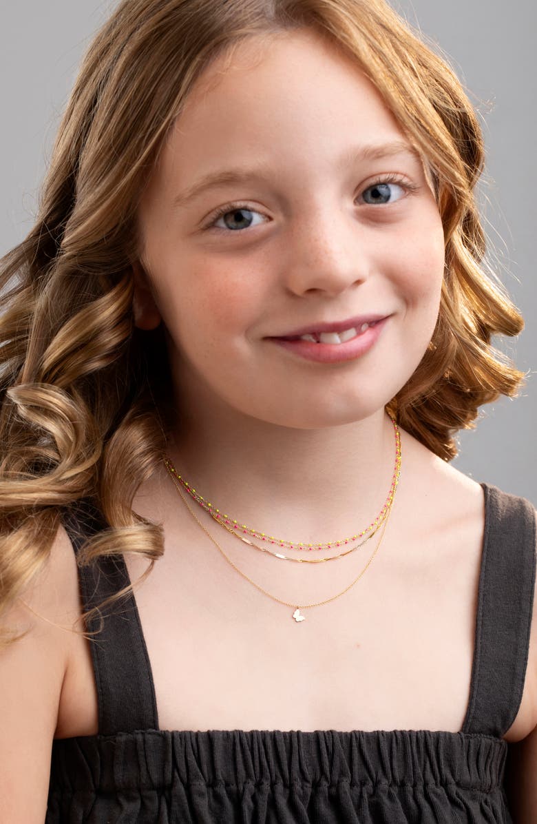 Bony Levy Kids' Tritone 14K Gold Necklace, Alternate, color,