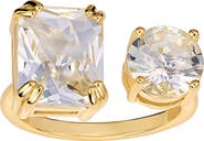 ATHRA LUXE Crystal Open Band Ring