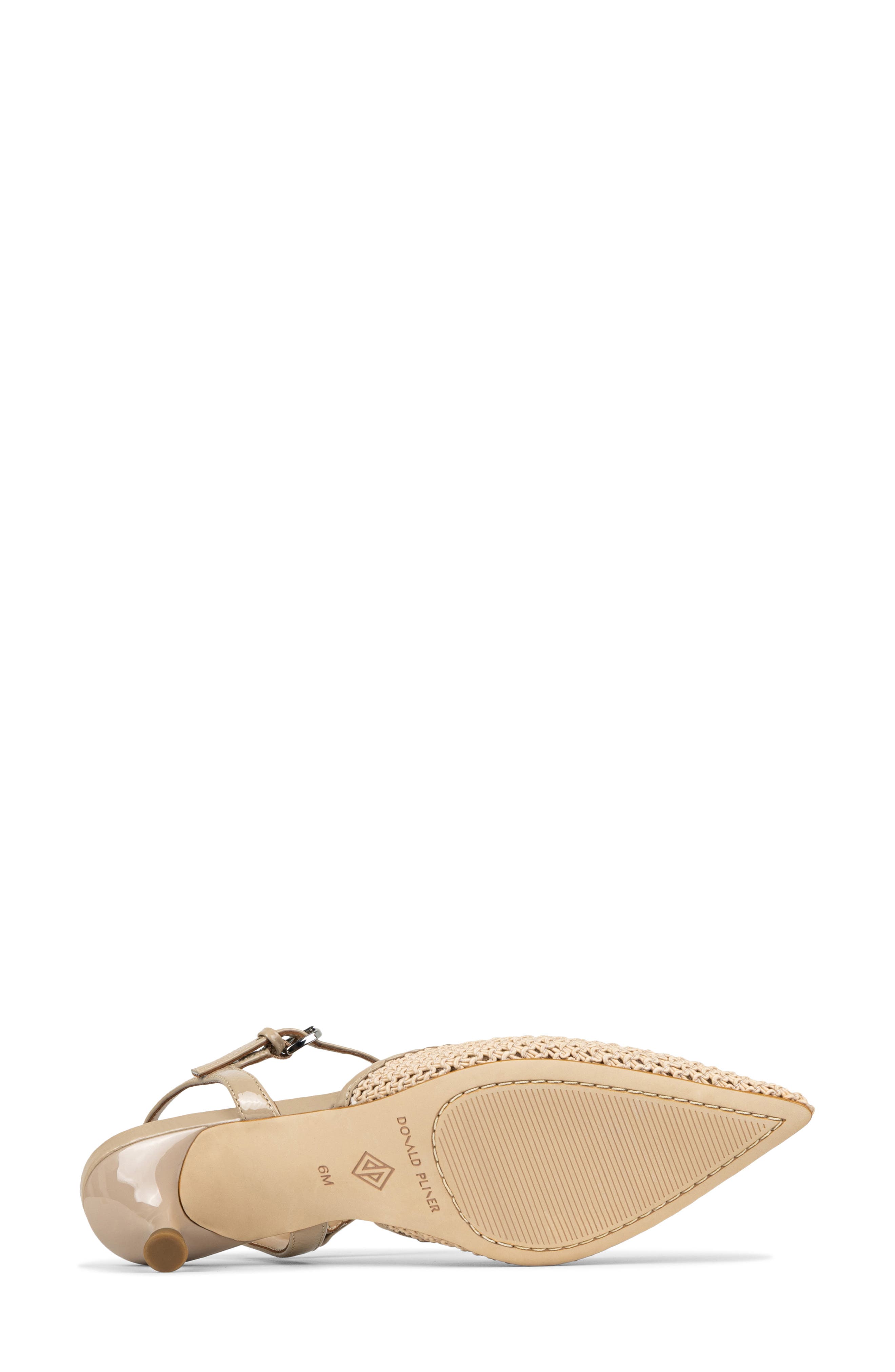 Ankle Strap Pointed Toe Kitten Heel Pump, Alternate, color, SAND