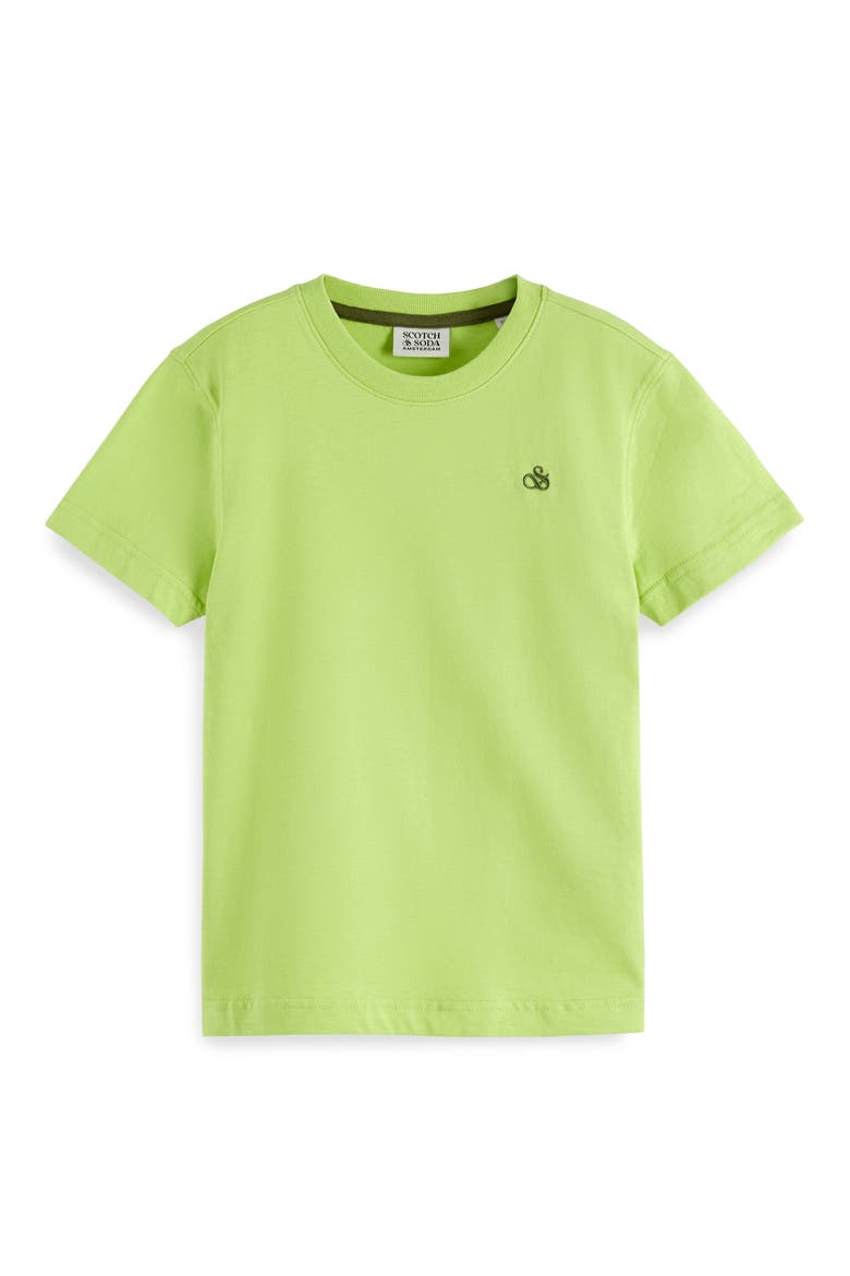 Kids' Organic Cotton T-Shirt, Main, color, GREEN GLOW