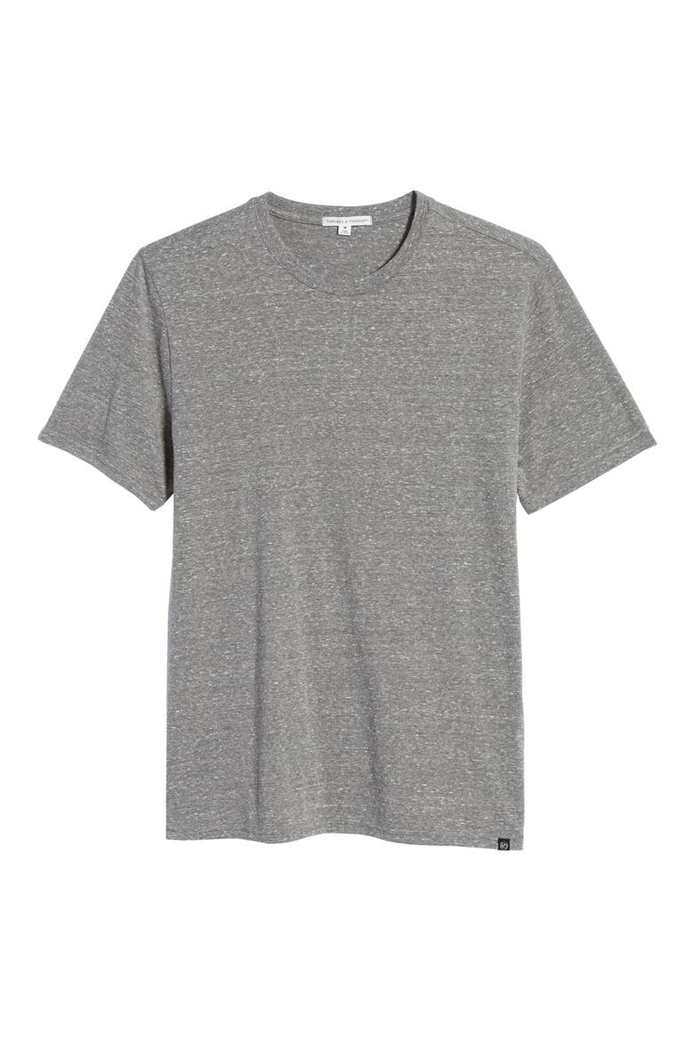 Slim Fit Crewneck T-Shirt, Alternate, color, HEATHER GREY