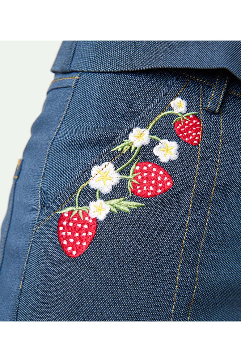 1970s Flare Pants, Alternate, color, Dark Denim Blue