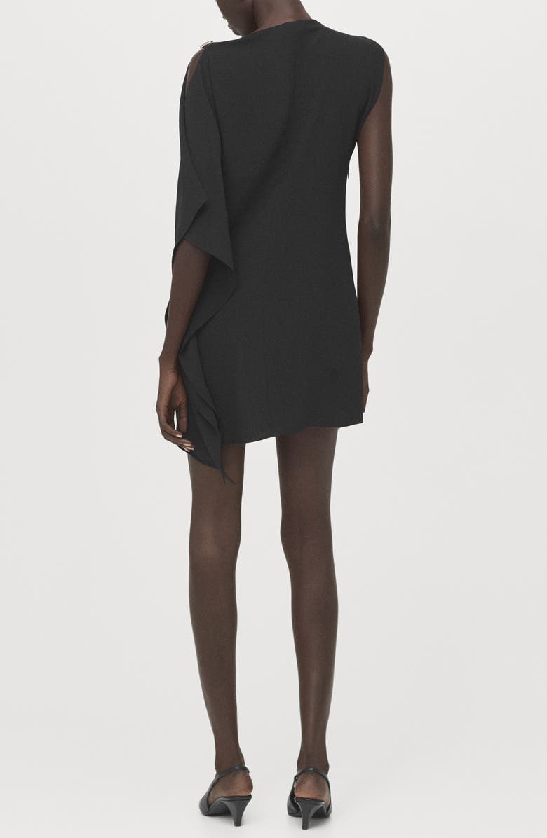 MANGO Asymmetric Minidress, Alternate, color,