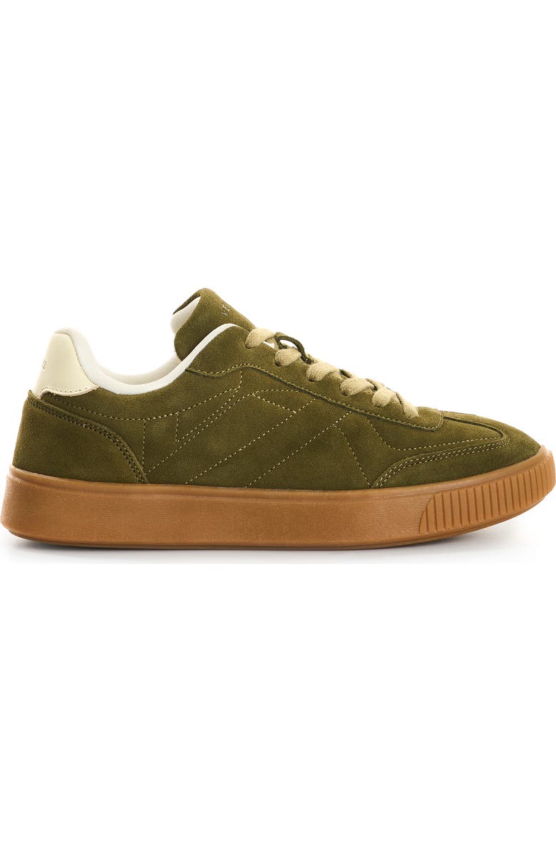 Velez Ground 2 Suede Leather Sneakers, Main, color, Green