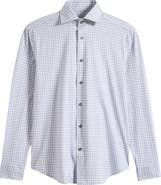 Bugatchi Devon OoohCotton® Gingham Check Button-Up Shirt