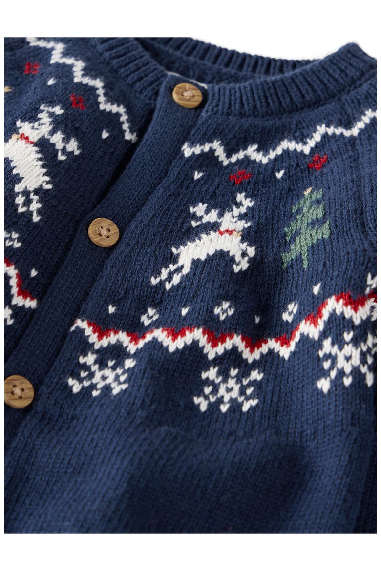 Kids' Reindeer Fair Isle Sweater Jumpsuit, Alternate, color, REINDEER FAIRISLE