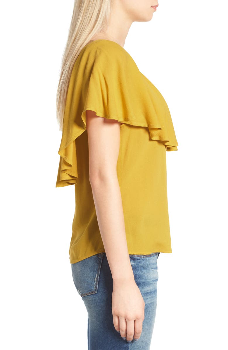 BP. Ruffle Top, Alternate, color, 