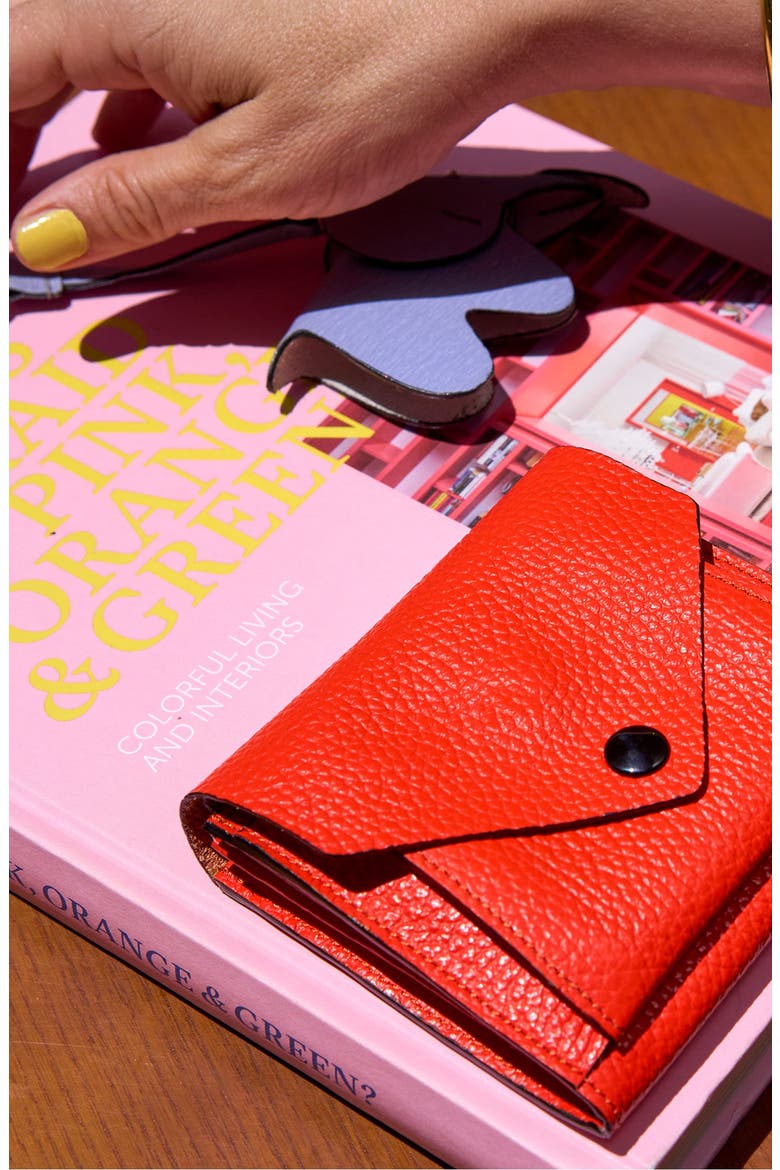 Ascot Origami Wallet, Alternate, color, Orange