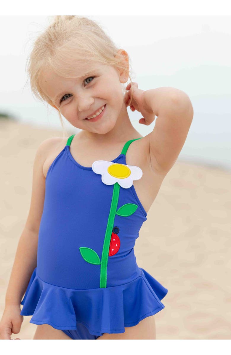 Florence Eiseman Skirted Swimsuit With Flower, Alternate, color, 