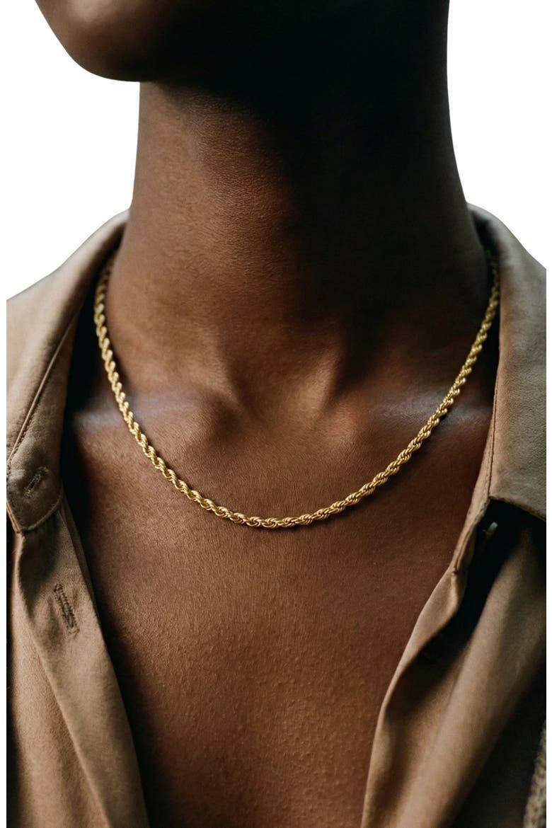 The Rope Chain Necklace, Alternate, color, GOLD