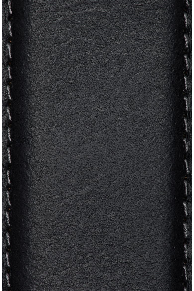 Leather Belt, Alternate, color, BLACK