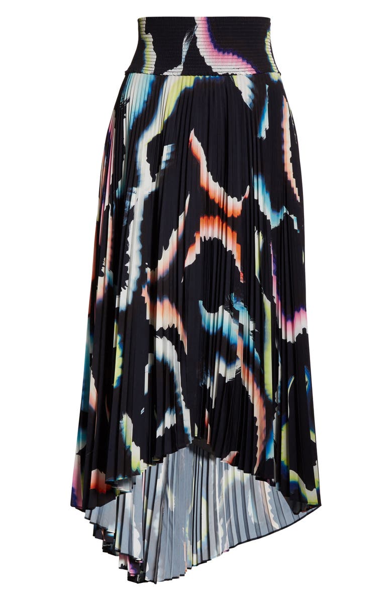 A.L.C. Sonali Asymmetrical Pleated Midi Skirt, Alternate, color,