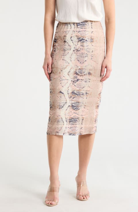 Lynch Mesh Midi Skirt (Regular & Plus)