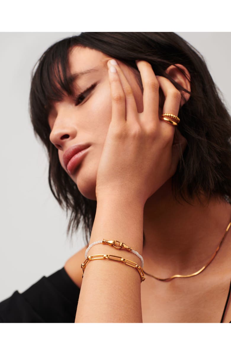 Missoma x Harris Reed Good Hands Mini Pendant Bracelet, Alternate, color, 