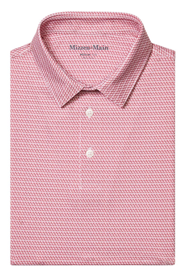 Versa Trim Fit Performance Golf Polo, Alternate, color, RED HOT TEE OFF