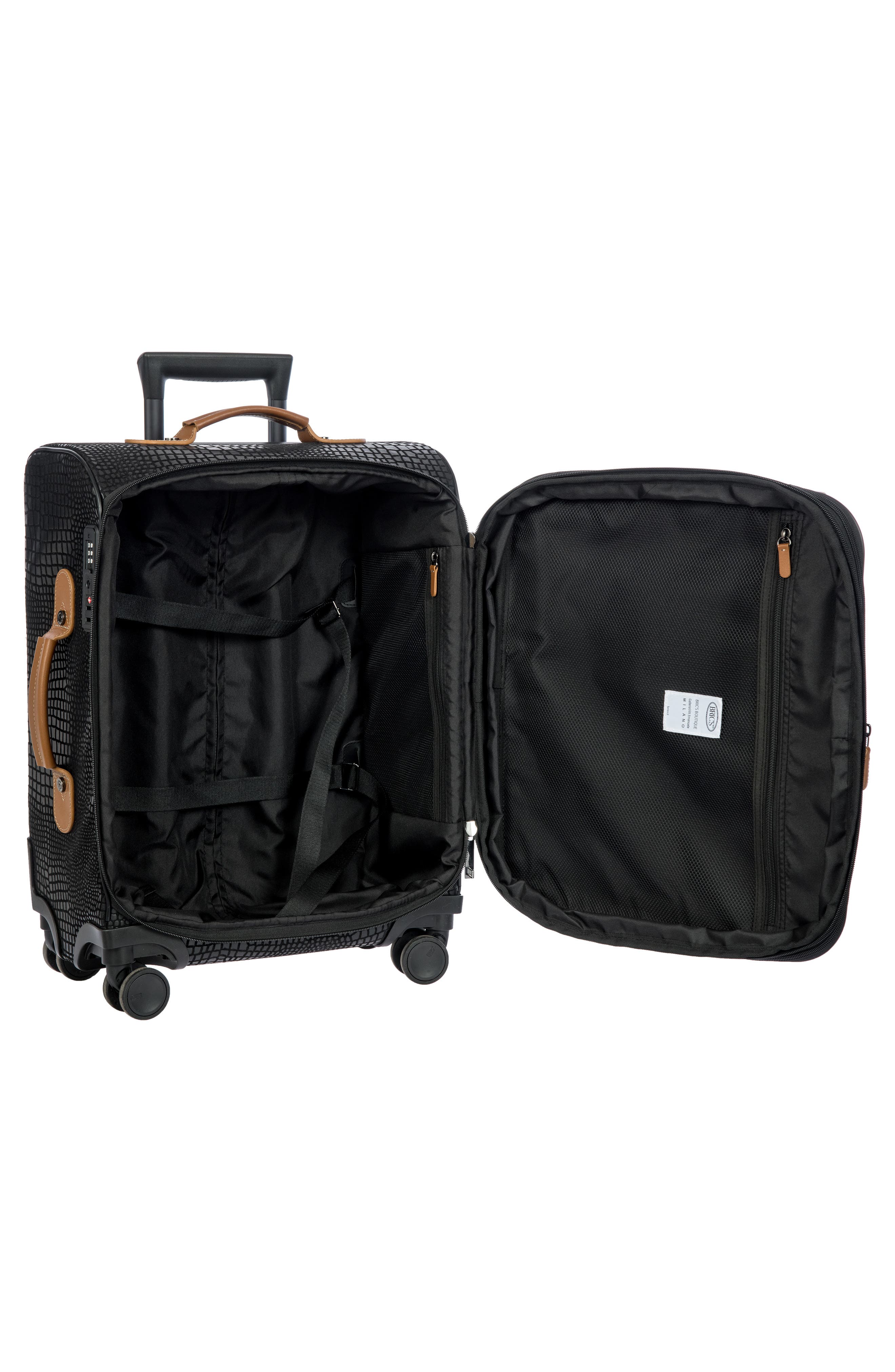 Bric's My Safari 21-Inch Expandable Spinner Luggage, Alternate, color, Black