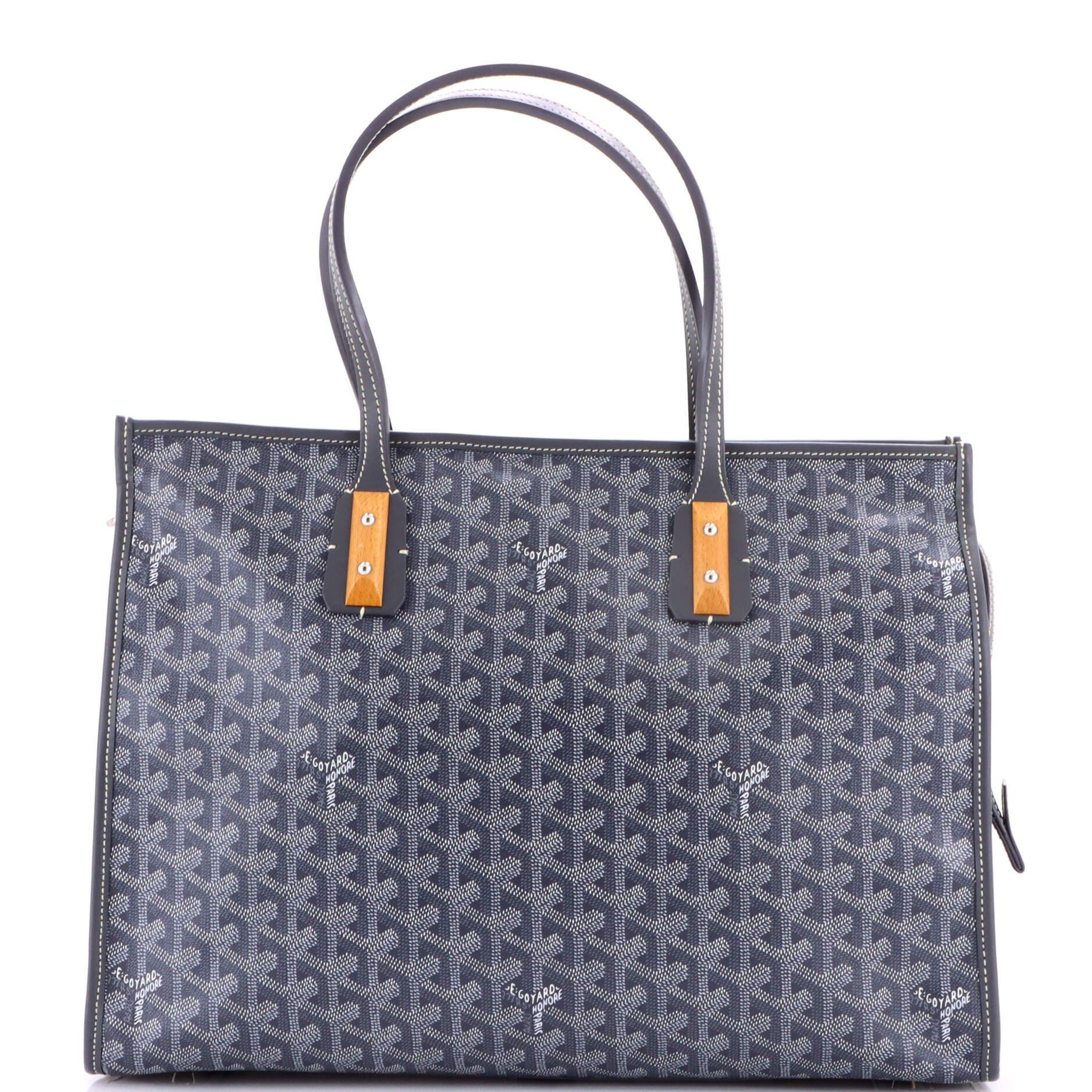 Pre-Owned Goyard Marquises Bag Coated Canvas, Main, color, Gray