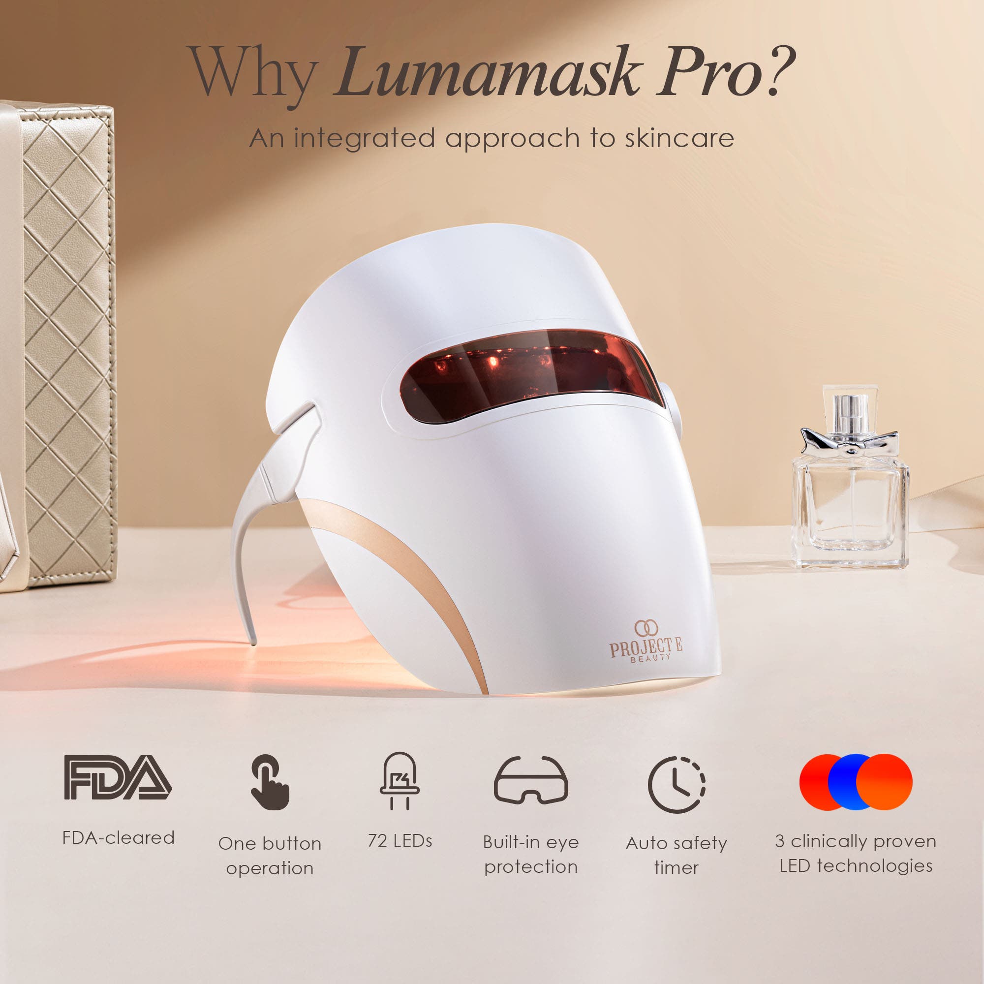 Project E Beauty Lumamask Pro LED Light Therapy Face Mask | Nordstrom