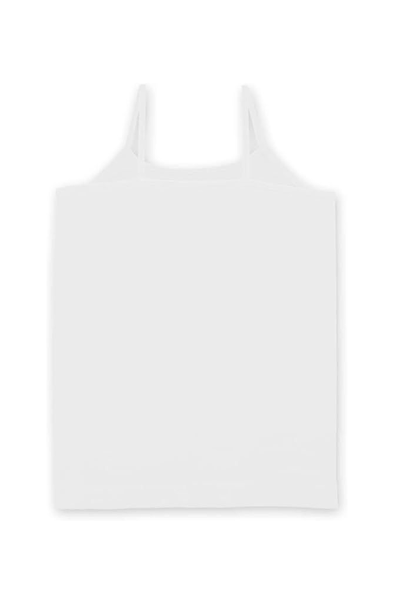 Two solid camis - Big Kid, Alternate, color, White