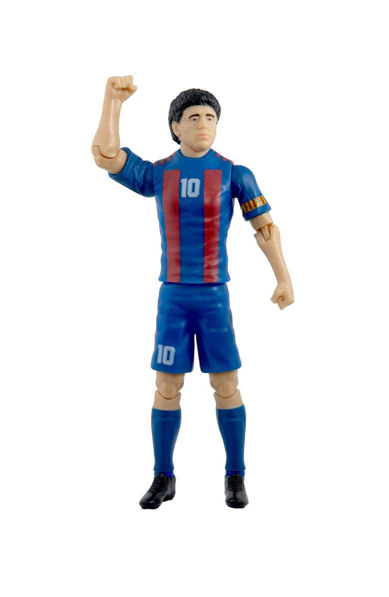 Banbo Toys Sockers FC Barcelona Diego Maradona 8" Soccer Action Figure, Alternate, color, Blue