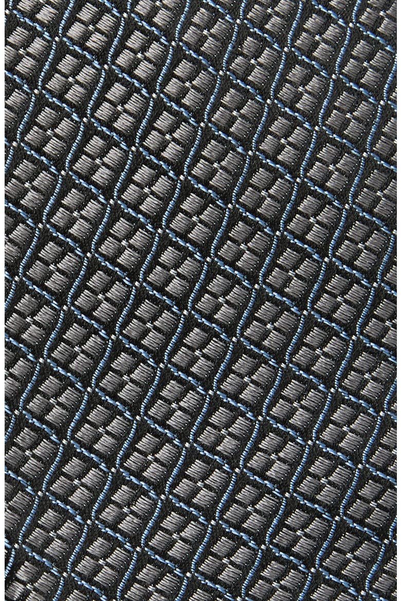 Edwin Neat Silk Tie, Alternate, color, GREY
