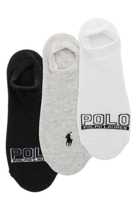 Assorted 3-Pack No-Show Socks