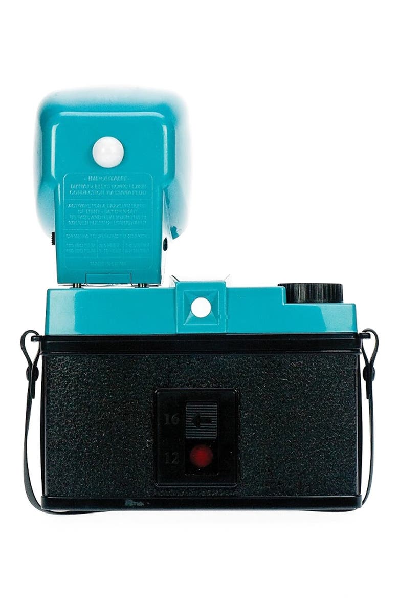 'Diana F+' Film Camera, Alternate, color, BLACK