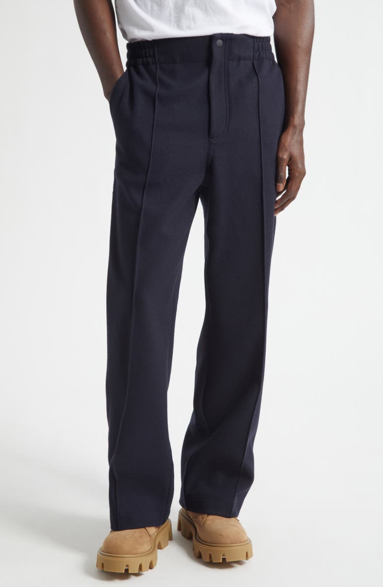 Moncler Interlock Carpenter Sweatpants, Main, color, Navy Blue