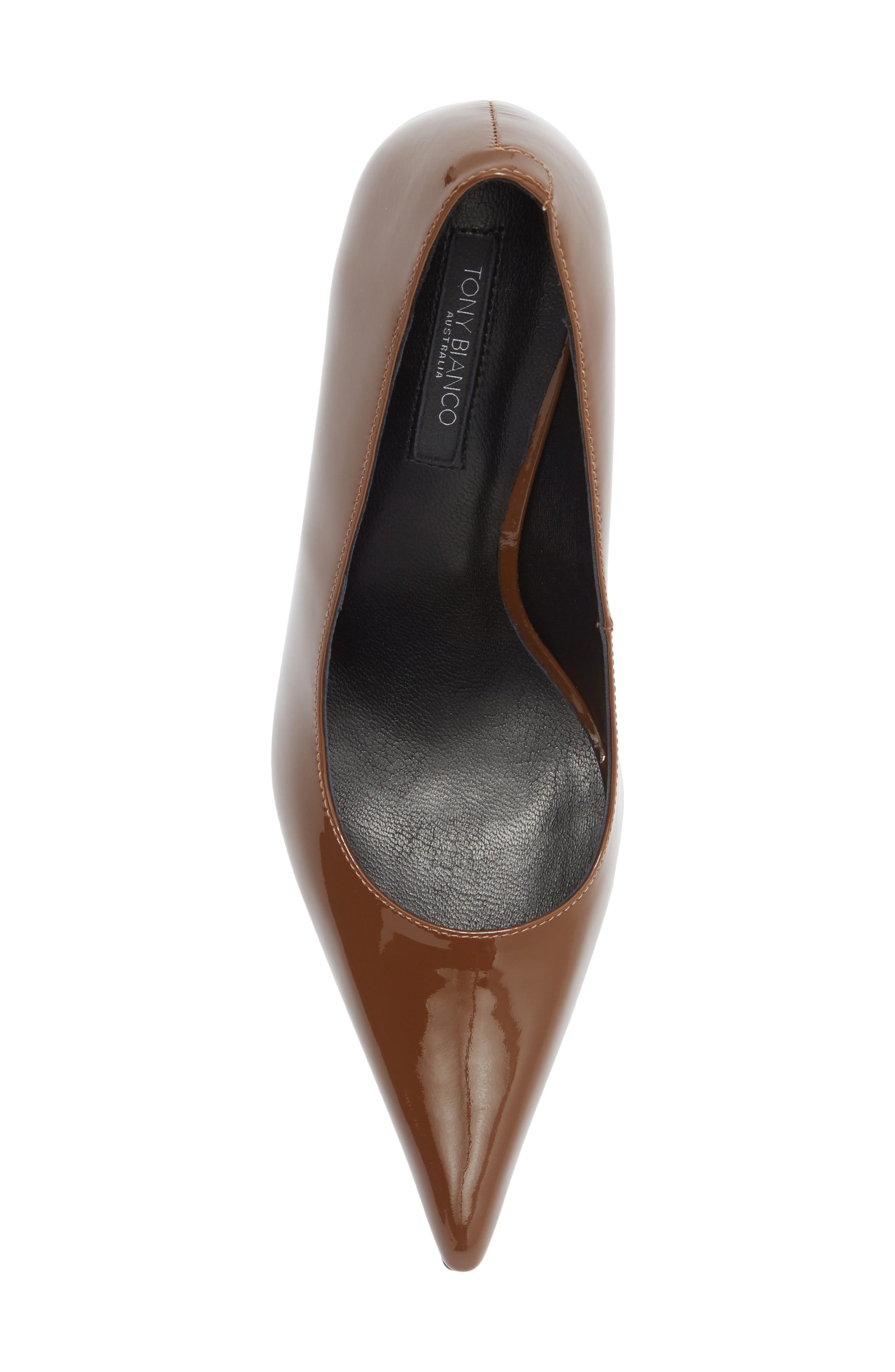 Cassidy Pointed Toe Pump, Alternate, color, MOCHA PATENT