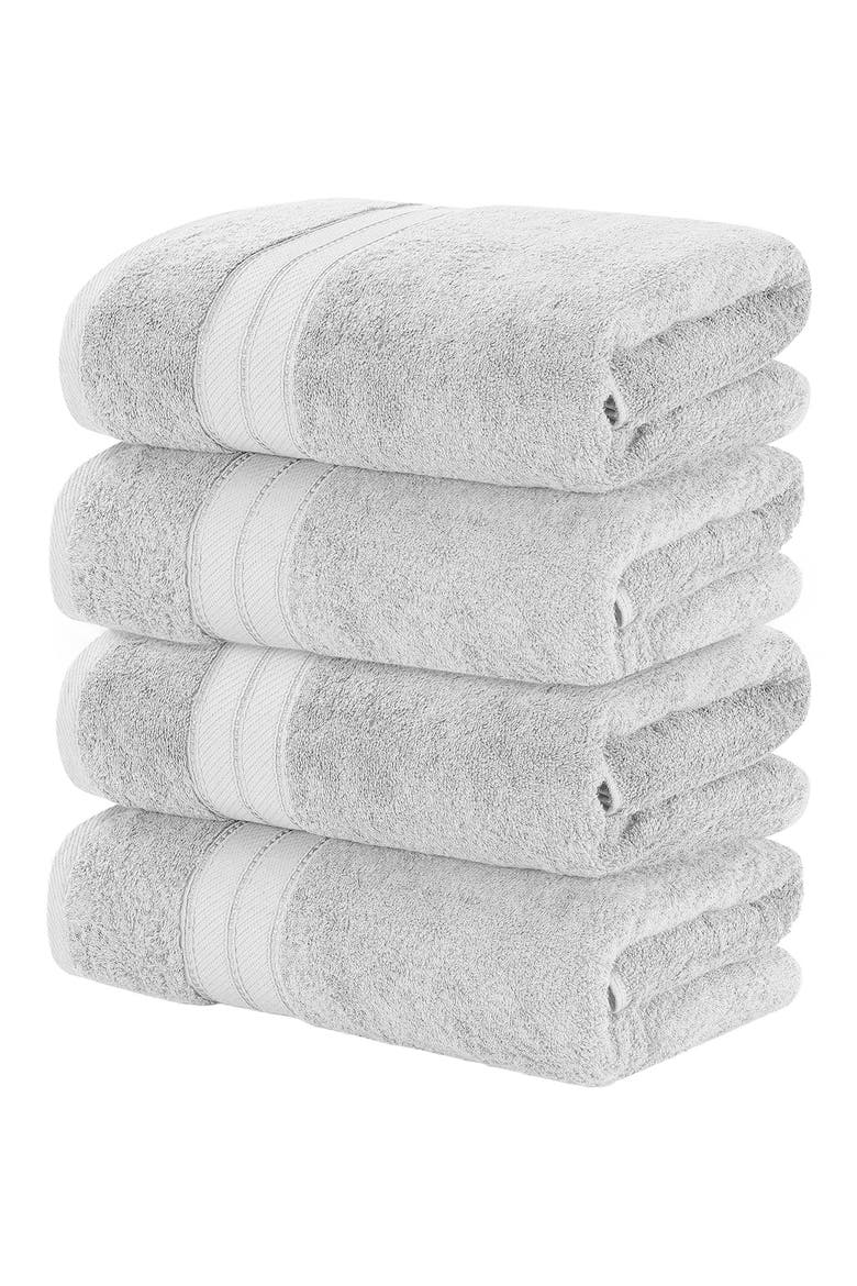 Spunloft Bath Towel - Set of 4, Alternate, color, GRAY