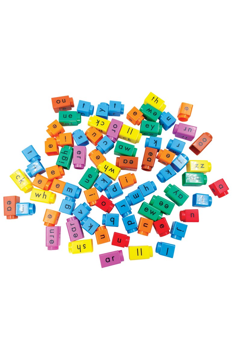 Junior Learning Rainbow Phonics Blox Vowel Sounds, Alternate, color, Multicolored