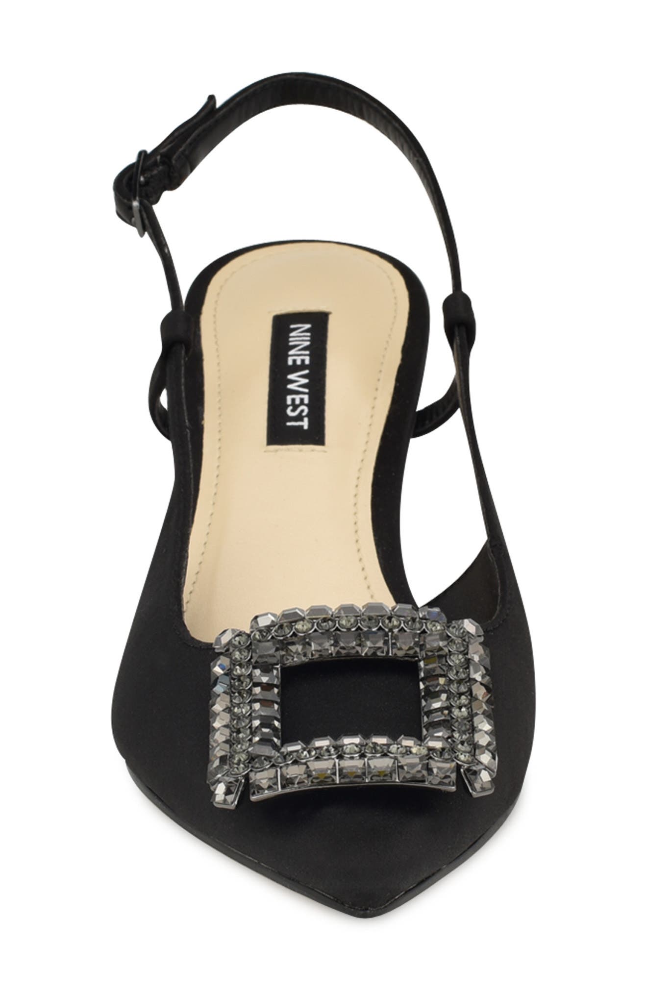 Nine West Aimey Slingback Pointed Toe Pump, Alternate, color, 