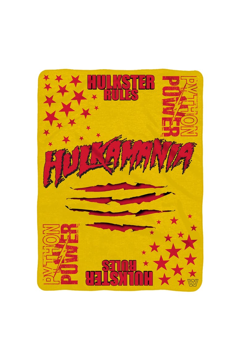WWE Hulk Hogan 60" x 80" Raschel Throw Blanket, Alternate, color, None