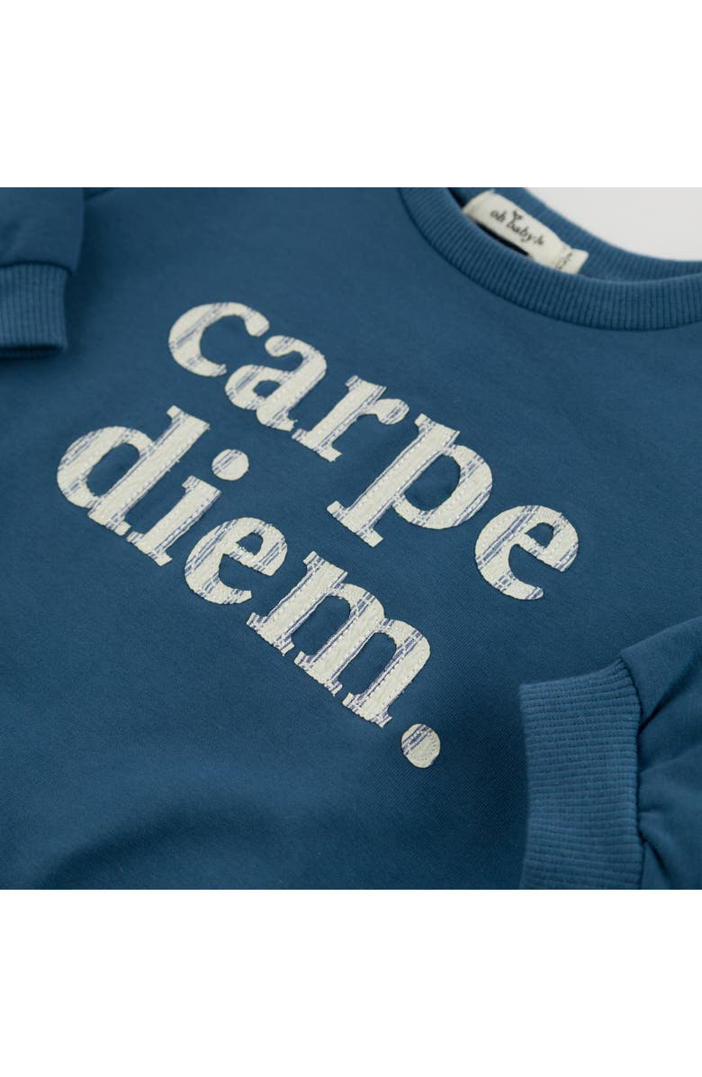 oh baby! Carpe Diem Brooklyn Boxy Sweatshirt, Alternate, color, French Blue