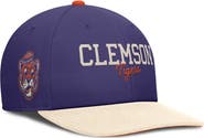 Nike Men's Nike Purple/Cream Clemson Tigers Pro Legacy Script Snapback Hat