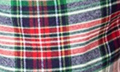 Sleephero Short Sleeve Flannel Pajamas In Multi
