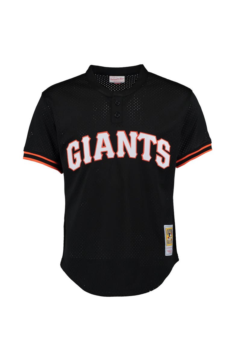 Mitchell & Ness Men's Mitchell & Ness Matt Williams Black San Francisco Giants Cooperstown Mesh Batting Practice Jersey, Alternate, color,