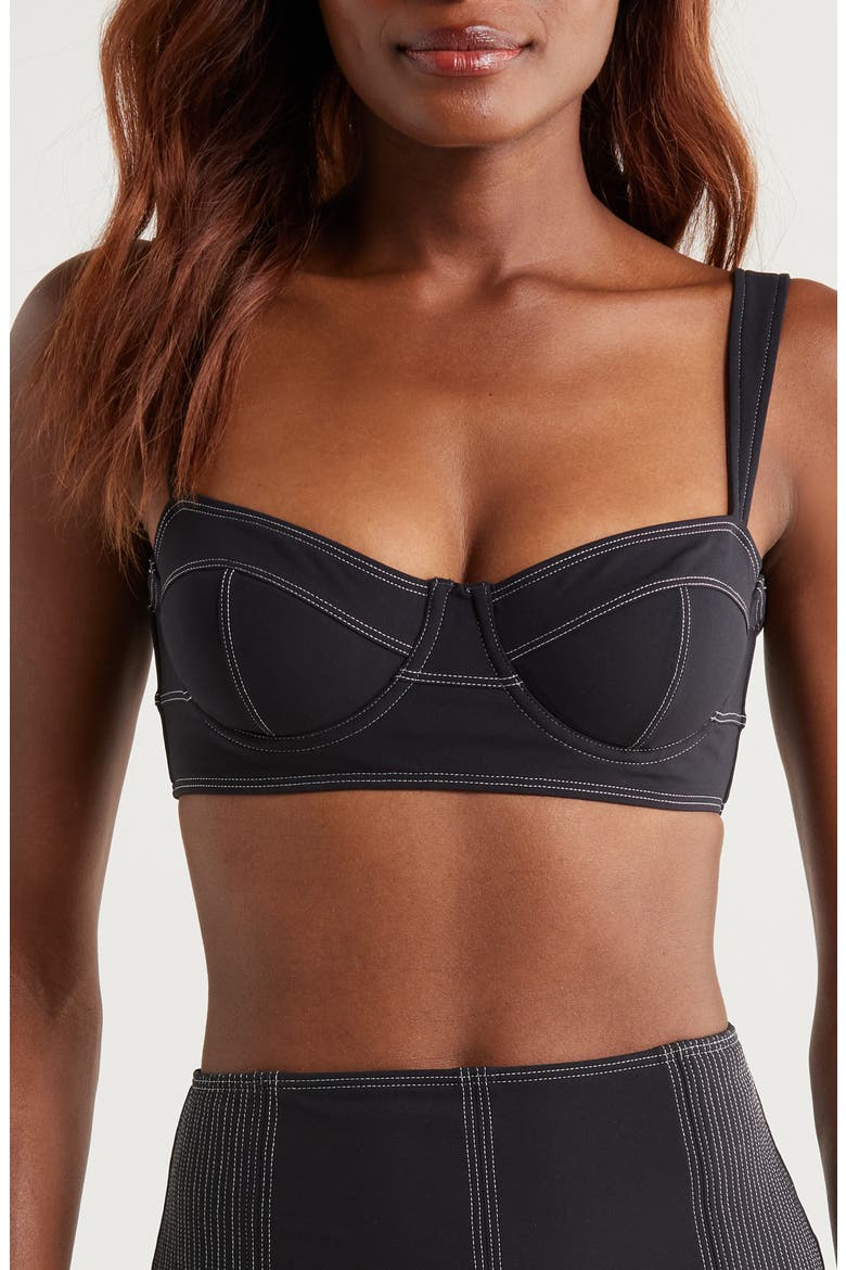 Ravello Underwire Bikini Top, Main, color, NOIR