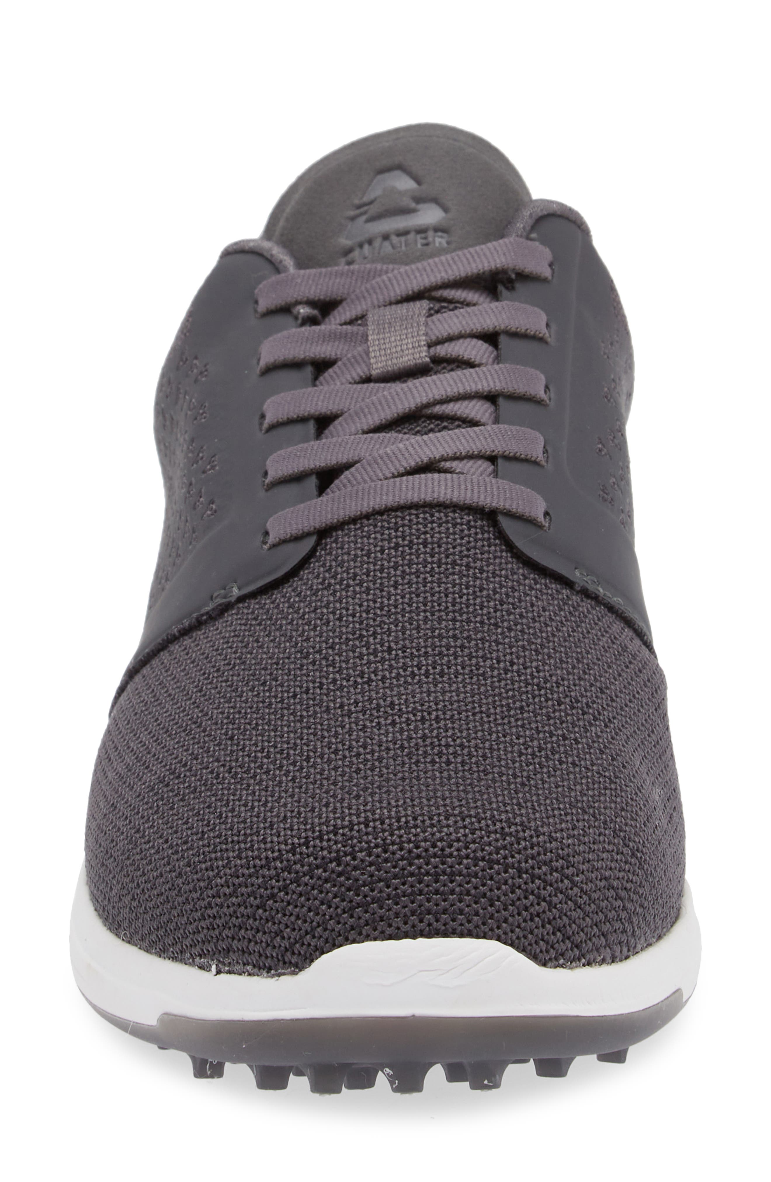 The Moneymaker Golf Sneaker, Alternate, color, HEATHER GREY PINSTRI
