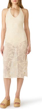 Steve Madden Ofelia Open Stitch Halter Dress