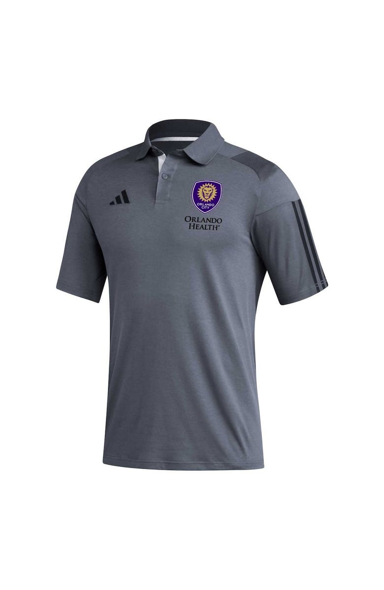 adidas Men's adidas Gray Orlando City SC 2023 On-Field Training Polo, Alternate, color, 