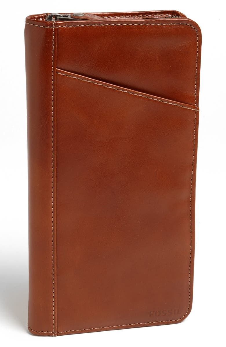 Fossil 'Estate' Passport Case, Main, color,