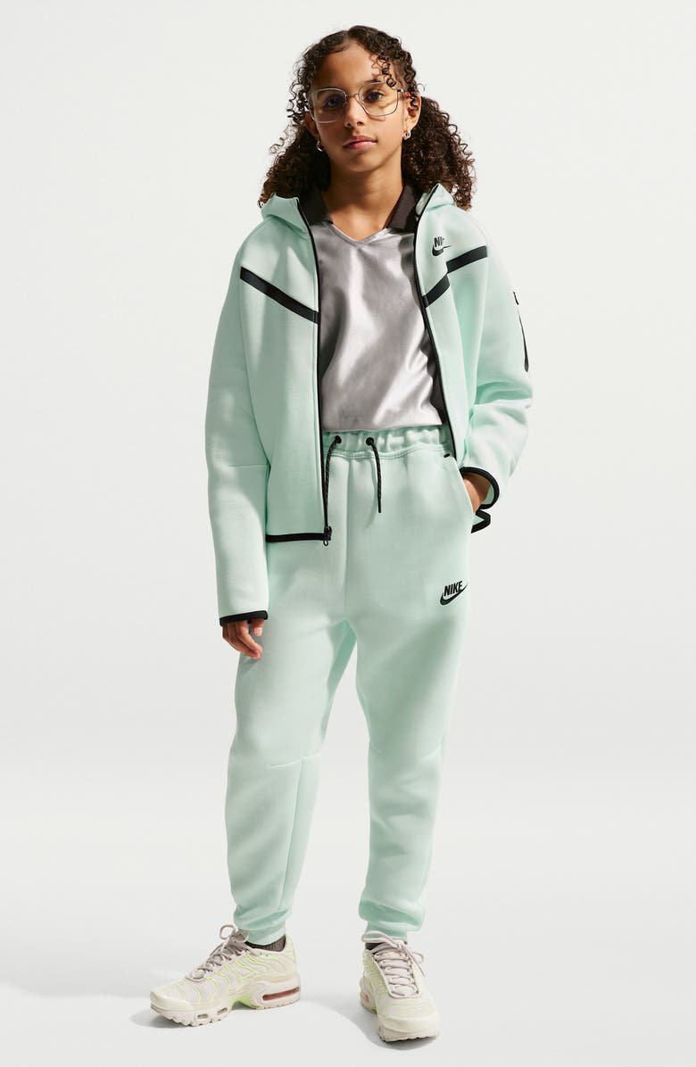 Nike Kids' Sportswear Tech Fleece Joggers, Main, color, Barely Green/ Black