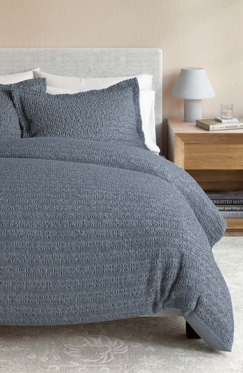 Woven & Weft Waffle Reversible Duvet & Sham Set
