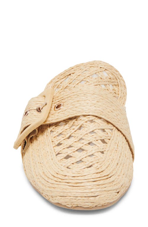 Dolce Vita Sianna Flats Natural Raffia In Natural Raffia