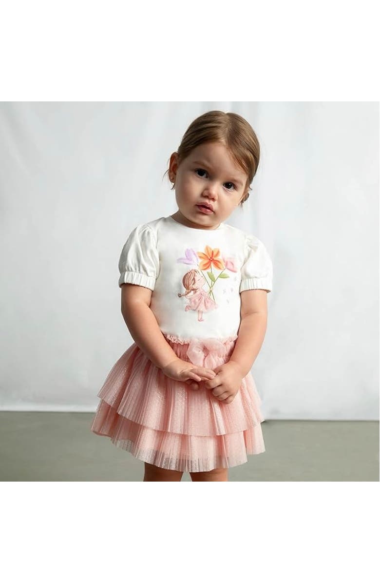 Mayoral Doll T-Shirt, Alternate, color, White