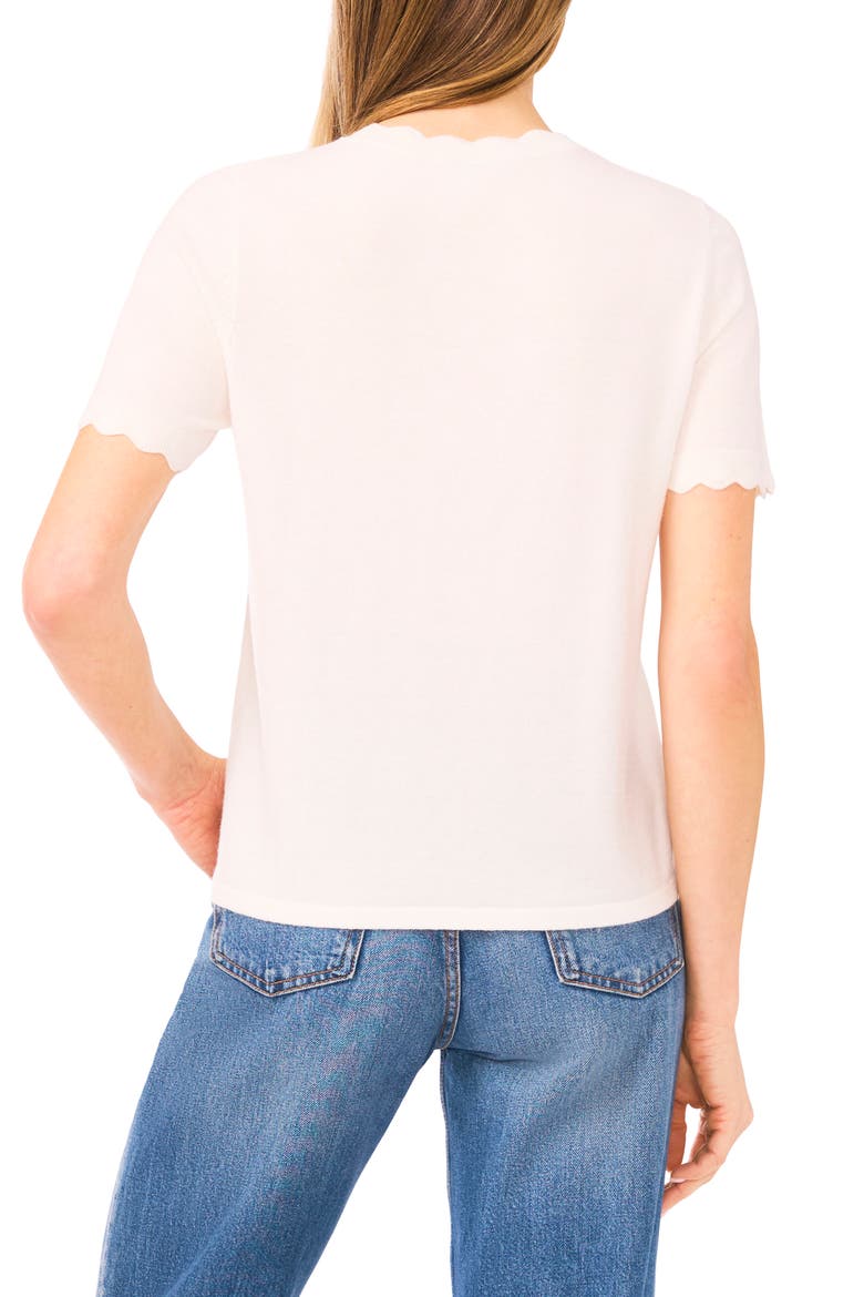 Scallop Neck Sweater, Alternate, color, NEW IVORY