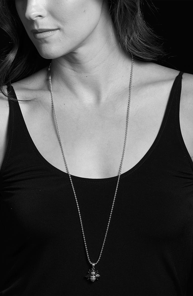 LAGOS Rare Wonders - Honeybee Pendant Long Necklace, Alternate, color, 